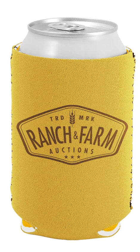 Ranch And Farm Auctions Mustard Koozie