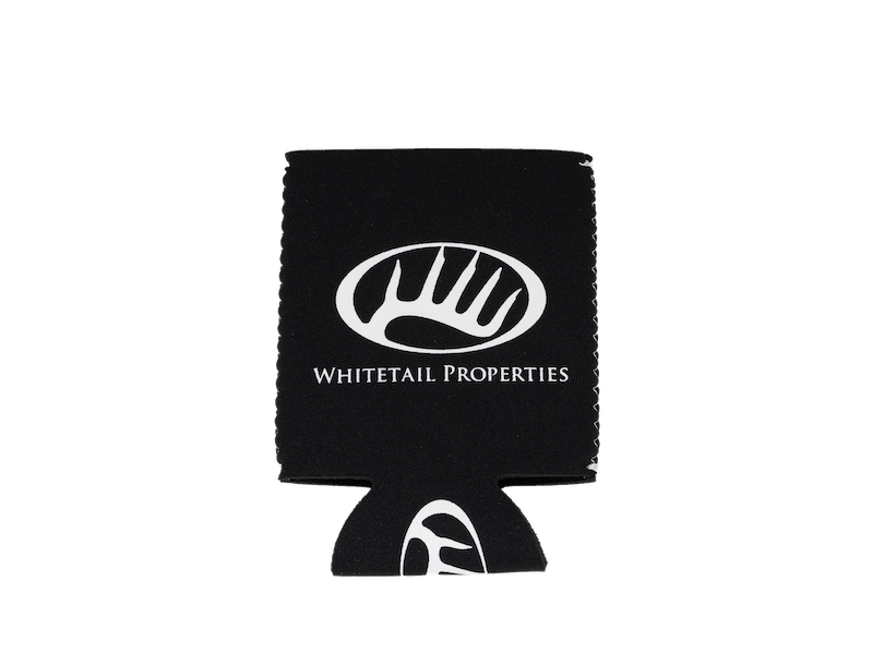 Black/White Koozie – Whitetail Properties Store